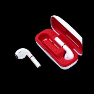 Joyroom JR-T06 Mini TWS Earbuds in White Color, featuring a sleek and compact design with ergonomic in-ear tips and a portable charging case.